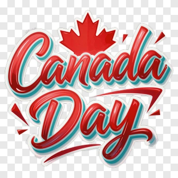 Canada Day Celebration Design PNG