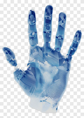 Digital Hand Design PNG