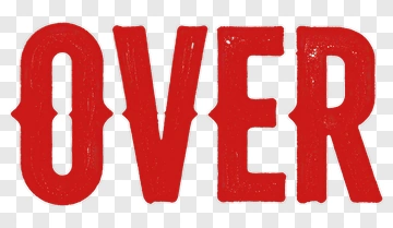 Red Hand-Drawn Text Word Over PNG