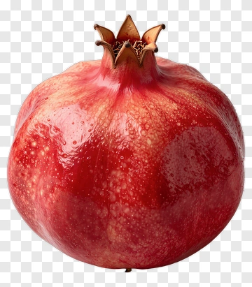 Ripe Red Pomegranate PNG
