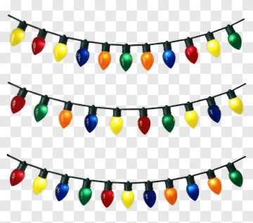 String Of Christmas Lights PNG