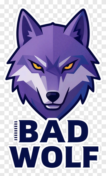 Bad Wolf Wolf Logo PNG