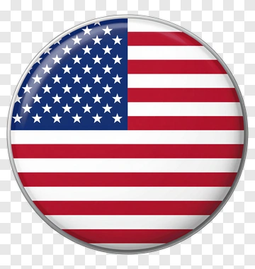 American Flag Button PNG