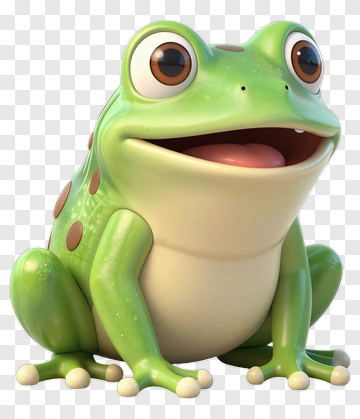 Happy Frog PNG