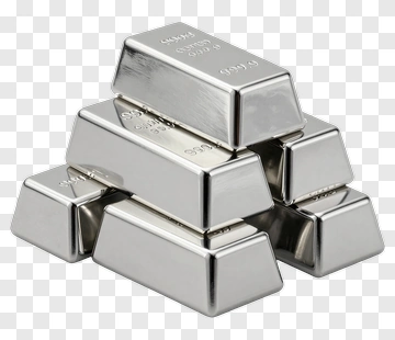Stack Of Silver Bars PNG
