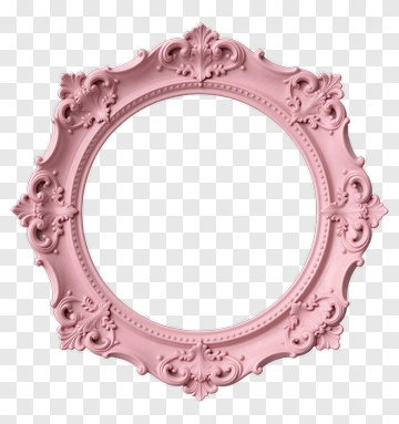 Pink Ornate Frame PNG