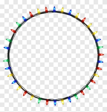 Circular Light String PNG