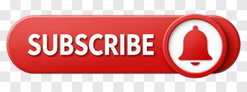 Red Subscribe Button With Bell Icon PNG