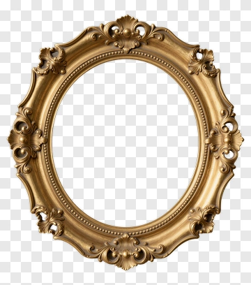 Ornate Gold Frame PNG