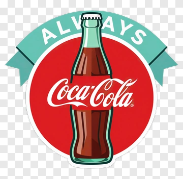 Coca-Cola Bottle Logo Design PNG