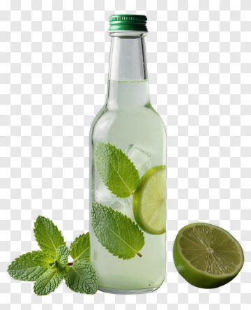 Refreshing Lime And Mint Drink PNG