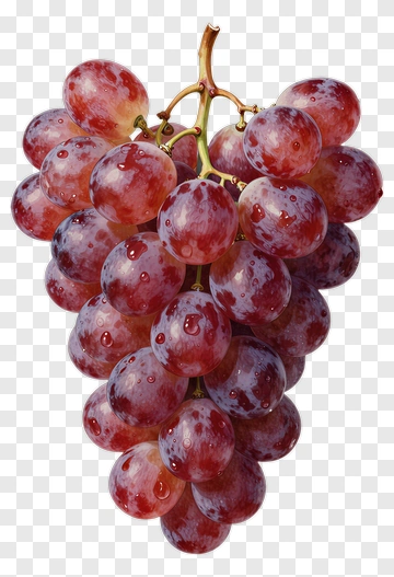 Cluster Of Red Grapes PNG