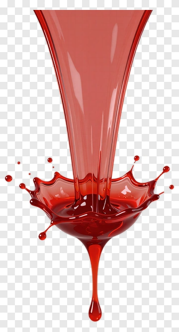 Red Liquid Splash PNG
