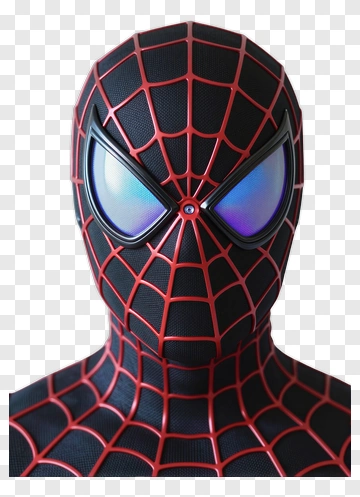 Spider-Man In Black And Red Suit PNG