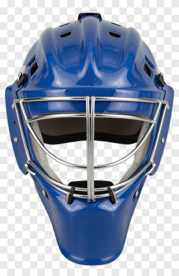 Blue Baseball Catcher Helmet PNG