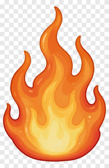 Cartoon Fire PNG