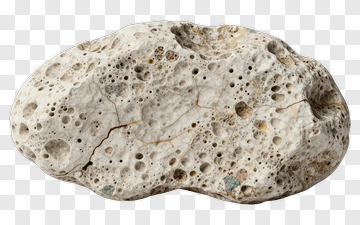 Textured Rock With Holes And Cracks PNG