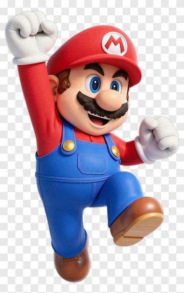 Mario In 3D Style PNG