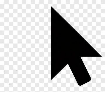 Black Cursor Icon PNG