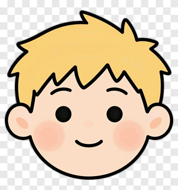 Cute Boy Face PNG