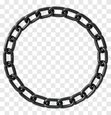 Black Chain Loop PNG