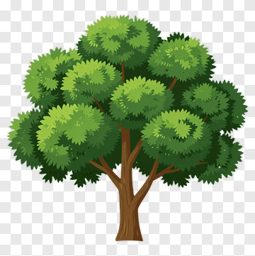 Flat Style Tree PNG