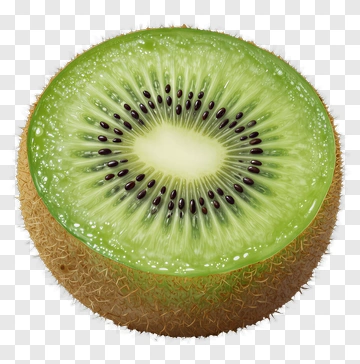 Sliced Kiwi Fruit PNG