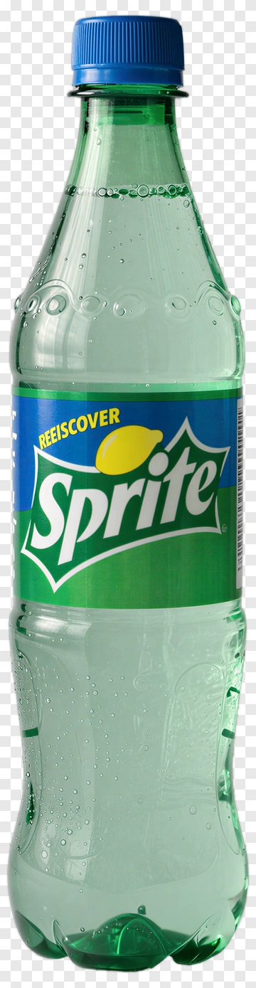 Sprite Bottle With Lemon PNG