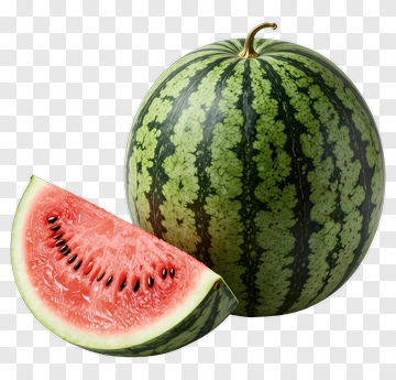 Fresh Watermelon With Slice PNG