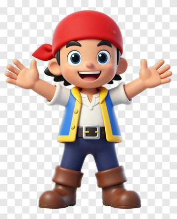 Pirate Cartoon Character PNG
