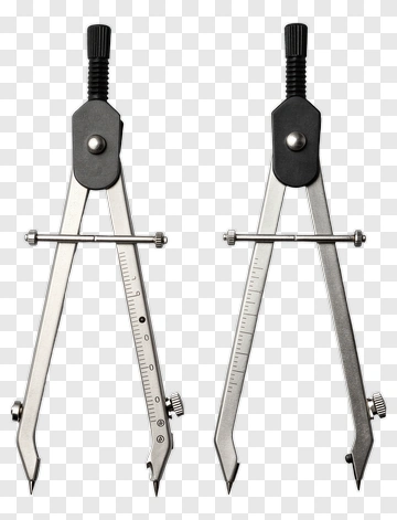 Two Metal Compasses PNG