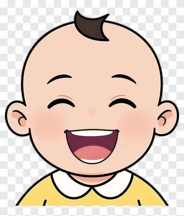 Happy Cartoon Baby PNG