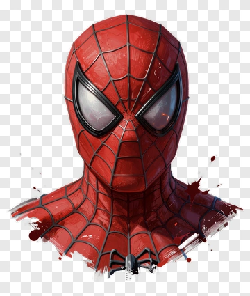 Spider-Man In Red And Black Suit PNG