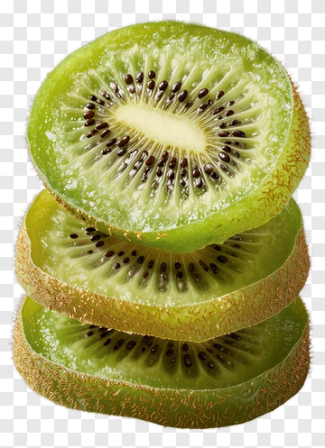 Stack Of Sliced Kiwi Fruit PNG