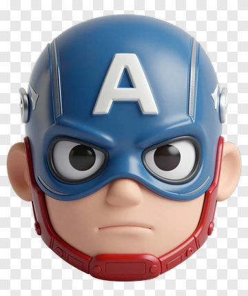Captain America Helmet PNG