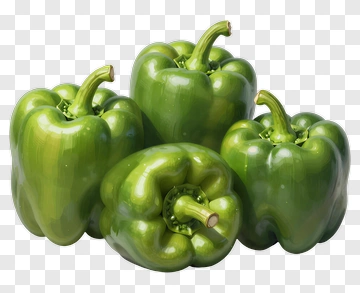Green Bell Pepper PNG