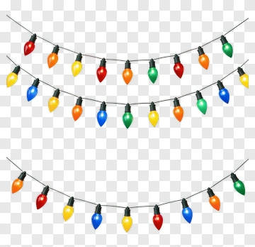 String Of Christmas Lights PNG