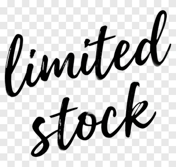Limited Stock Text PNG