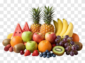 Assortment Of Fresh Fruits PNG