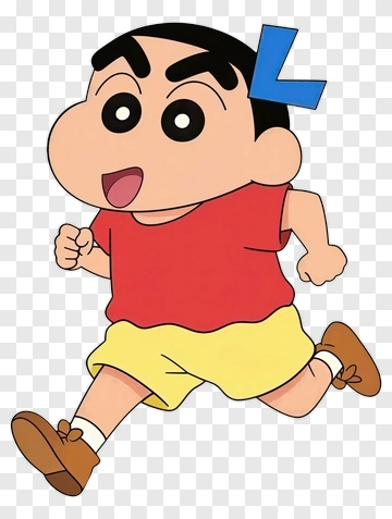 Crayon Shin-chan Running PNG