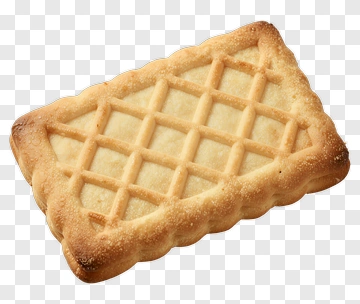 Golden Lattice Cookie PNG