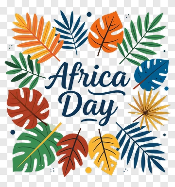 Africa Day Celebration Design PNG
