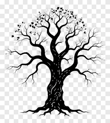 Black Tree Silhouette PNG