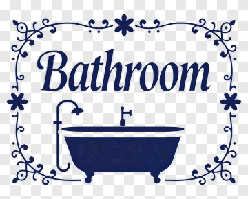 Bath Tub And Shower Design PNG