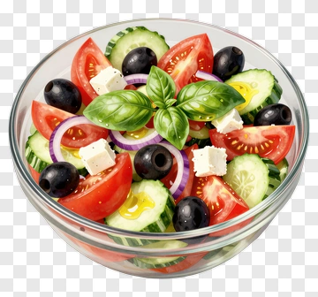 Fresh Mediterranean Salad PNG