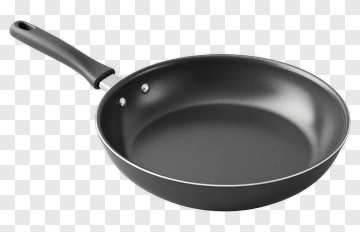 Black Nonstick Pan PNG