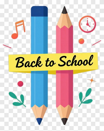 Back To School Pencil Illustration PNG
