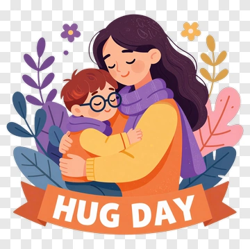 Hug Day Mother And Child Hug PNG