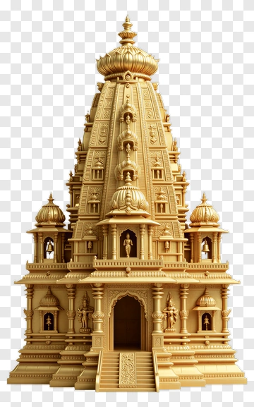 Golden Temple Model PNG