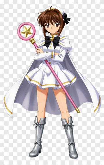 Sailor Moon Holding Magic Wand PNG
